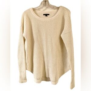 American Eagle Outfitters Cream Knit Sweater